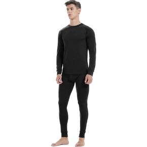 Iguana Mens 100% Merino Wool Base Layer Sets for Ski Lightweight Thermal Underwear