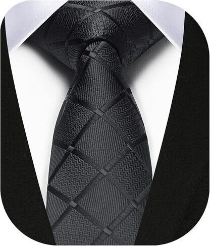 Enlision Skinny Ties for Men 2.17" Mens Necktie Formal Business Silk Silm Tie Woven Jacquard Thin Tie Wedding Party in Kuwait