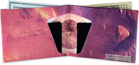 محفظة مطبوع عليها Mars Map Mighty | محفظة Tyvek | محفظة ورقية | محفظة صغيرة | محفظة صغيرة in Kuwait