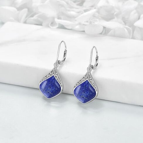 Teardrop Earrings Sterling Silver Filigree Irish Celtic Teardrop Drop Earrings Jewelry Gifts For Women Girls in Kuwait