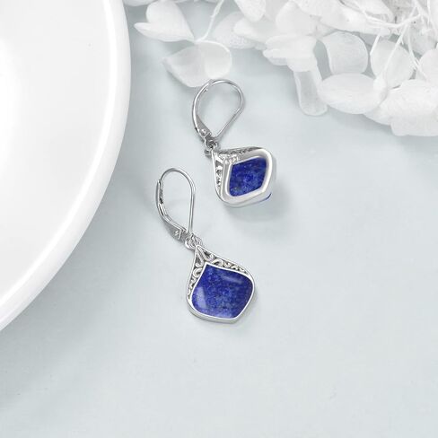 Teardrop Earrings Sterling Silver Filigree Irish Celtic Teardrop Drop Earrings Jewelry Gifts For Women Girls in Kuwait