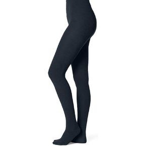 EMEM Apparel Girls' Flat Knit Cotton Sweater Winter Footed Tights