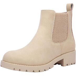 Vepose Women's 9607 Chelsea Ankle Boots Pull-On Booties for Women