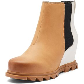 حذاء Sorel النسائي Joan of Arctic Wedge III Chelsea - حذاء بكعب عريض من الجلد مقاوم للماء in Kuwait