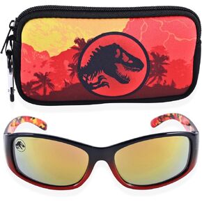 Jurassic World Kids Sunglasses with Kids Glasses Case, Protective Toddler Sunglasses in Saudi Arabia