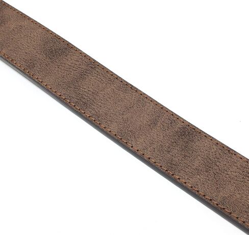 حزام جلدي من BC Belts مع نسيج عتيق متعثر بعرض 1.5 سم مع أزرار كبس in Kuwait