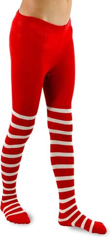 TeeHee Little Girls and Toddlers Fashion Tights 3 Pair Pack (3-5 Years, Stripe Heart) in Kuwait