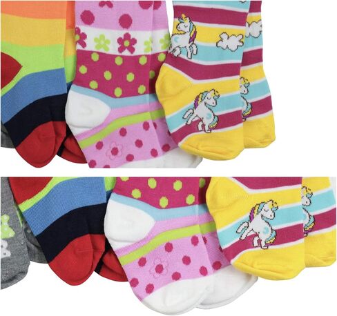 ToBeInStyle Girls' Pack of 6 Full Length Winter Tights With Heel And Toe in Kuwait