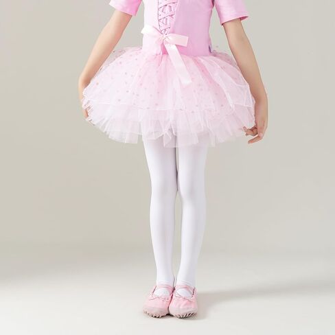 EPEIUS Ballet Tights for Girls 90D Footed Dance Tights Toddler Ultra Soft School Stockings Kids Leggings 3T-14 Years Old in Saudi Arabia