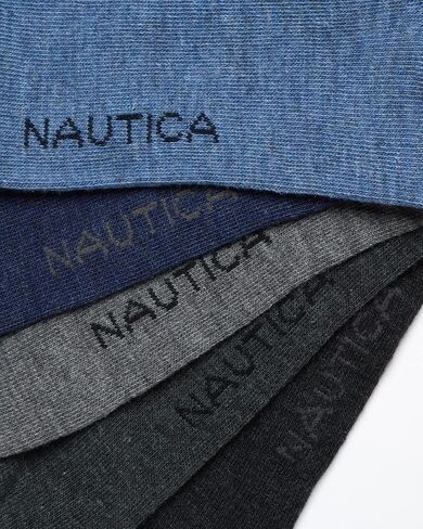 Nautica Men's Dress Socks  - Solid Crew Socks (10 Pack) in Saudi Arabia