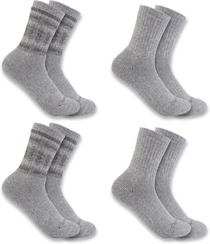 جوارب Carhartt النسائية ثقيلة الوزن من مزيج الصوف الصناعي مكونة من 4 قطع in Kuwait