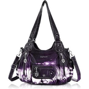 Angel Barcelo Womens Purses and Handbags PU Leather Shoulder Bag Fashion Hobo Bags for Girls in Saudi Arabia