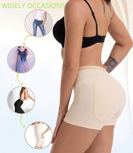 NINGMI Women Butt Lifter Padded Shapewear Enhancer Control Panties Body Shaper Underwear in Kuwait