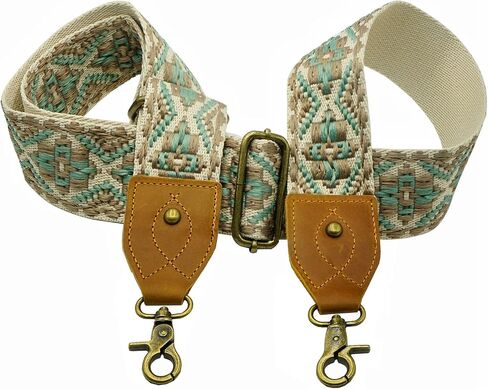 حزام المحفظة استبدال الأشرطة الغيتار crossbody لحقائب اليد حزام الكتف استبدال قابل للتعديل لحقيبة نمط خمر مع جلد البقر جلد طبيعي عرض 2 بوصة in Kuwait