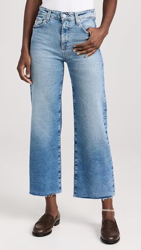 AG Adriano Goldschmied Women's Saige Wide Leg Jeans in Saudi Arabia