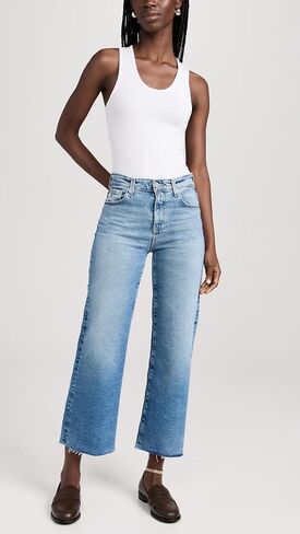 AG Adriano Goldschmied Women's Saige Wide Leg Jeans in Saudi Arabia