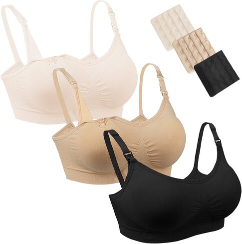 Didinurk Women's Seamless Nursing Bras for Breastfeeding Full Bust Maternity Bras for Pregnancy in Saudi Arabia