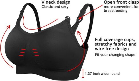 Didinurk Women's Seamless Nursing Bras for Breastfeeding Full Bust Maternity Bras for Pregnancy in Saudi Arabia