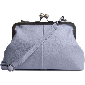 Lanpet Women Classical Kiss Lock Clutch with Chain Strap Shoulder Bag Purse Wallet