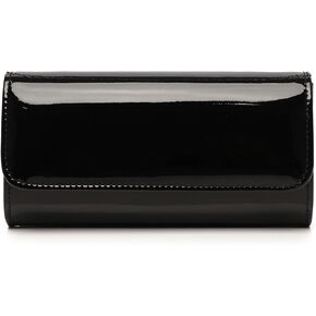 Nude Clutch Purses for Women Red Patent leather Purse Black Patent Leather Envelope Purse for Wedding Party Gift Travel