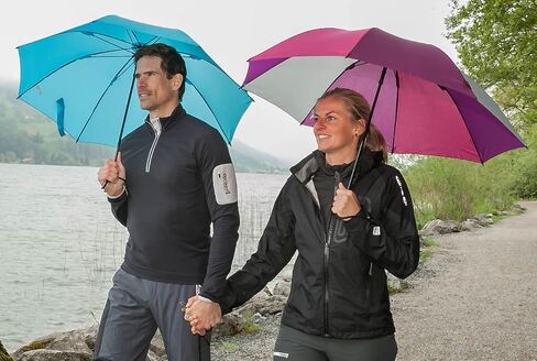 EuroSCHIRM Swing Liteflex Ultra-Light Weight Trekking Umbrella, 37.5" Width, Fixed Fiberglass Shaft in Kuwait