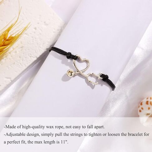 ykzomp 1/3pcs أساور سماعة الطبيب ممرضة، هدايا ممرضة RN هدايا للممرضات الممارسين للنساء، هدايا مدرسة طالب التمريض in Kuwait