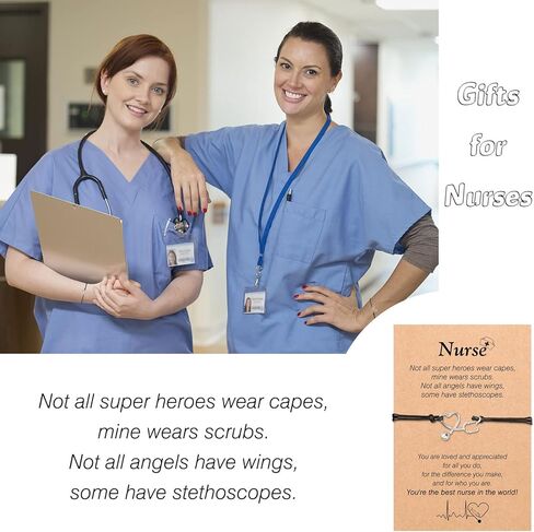 ykzomp 1/3pcs أساور سماعة الطبيب ممرضة، هدايا ممرضة RN هدايا للممرضات الممارسين للنساء، هدايا مدرسة طالب التمريض in Kuwait