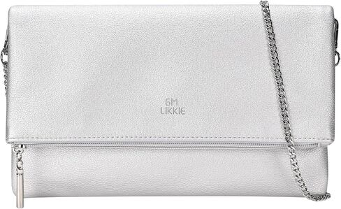 GM LIKKIE Clutch Purse for Women, Large Envelope Clutch HandBag, Crossbody Foldover PU Leather Clutches bag in Kuwait