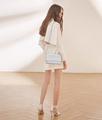 GM LIKKIE Clutch Purse for Women, Large Envelope Clutch HandBag, Crossbody Foldover PU Leather Clutches bag in Kuwait
