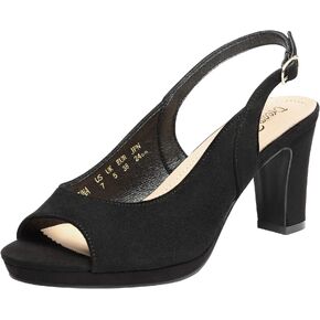 DREAM PAIRS Women’s Sexy High Chunky Heels Peep Toe Platform Block Slingback Dress Pumps Shoes in Saudi Arabia