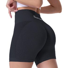 Sunzel Butt Scrunch Seamless Shorts, Womens 5 Inch Workout Shorts High Waist Stretch Booty Short for Gym/Yoga/Running/Biking in Saudi Arabia