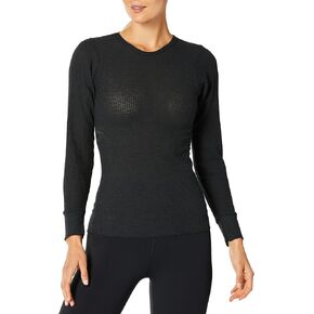 Indera Women's Traditional Long Johns Thermal Long-Sleeve Crew Top