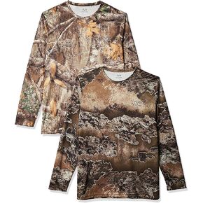 Realtree Men's 2 Pack Long Sleeve Performance Tees in Saudi Arabia