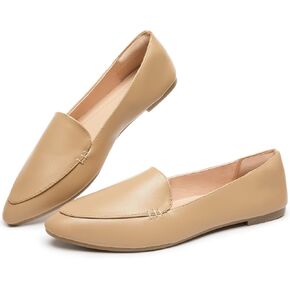 FINIWOR المتسكعون للنساء أحذية مسطحة النساء أشار حذاء بتصميم مقدم القدم مريحة رغوة الذاكرة بيني المتسكعون الانزلاق على الأحذية in Saudi Arabia