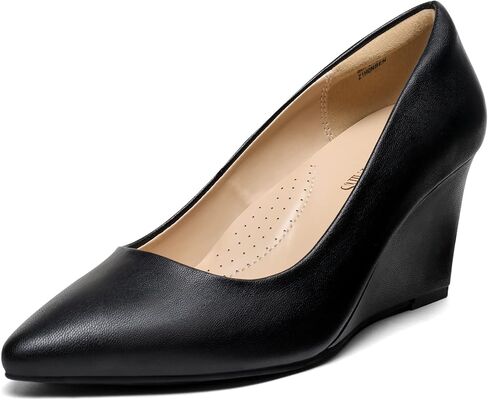 أحذية DREAM PAIRS النسائية ذات الكعب العالي ومقدمة مغلقة فستان الزفاف والعروس بمقدمة مدببة أحذية بكعب عالي in Kuwait