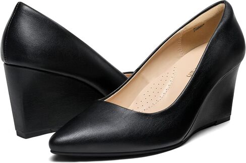 أحذية DREAM PAIRS النسائية ذات الكعب العالي ومقدمة مغلقة فستان الزفاف والعروس بمقدمة مدببة أحذية بكعب عالي in Kuwait