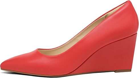 أحذية DREAM PAIRS النسائية ذات الكعب العالي ومقدمة مغلقة فستان الزفاف والعروس بمقدمة مدببة أحذية بكعب عالي in Kuwait