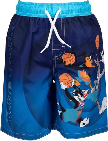 space jam Looney Tunes Buggs Bunny Daffy Duck Sylvester Swim Rash Guard Swim Trunks in Saudi Arabia