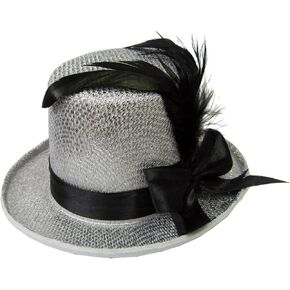 Jacobson Hat Company Women's Adult Mini Glitter Top Hat Headband