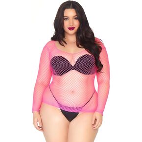 Leg Avenue Women's Long Sleeved Industrial Fishnet Shirt