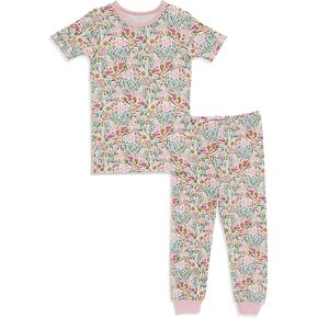 Magnetic Me Soft Modal 2 Piece Toddler Pajamas Set for Boys and Girls with Easy Magnet Closure