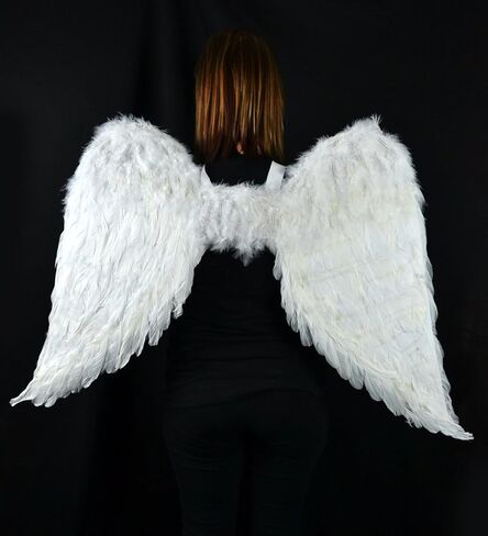 Touch of Nature 11008 Adult Angel Wing in White with Elastic Straps, 43 by 27-Inch in Saudi Arabia