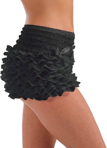 fun shack Womens Ruffle Pants Adults Burlesque Frilly Shorts Lace Costume Accessory in Saudi Arabia