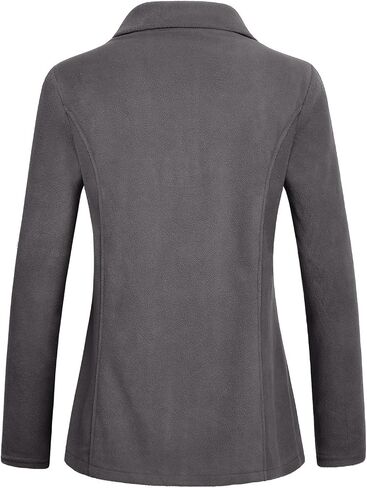 Hibelle Women's Outdoor Full-Zip Thermal Fleece Jacket with Pockets in Saudi Arabia