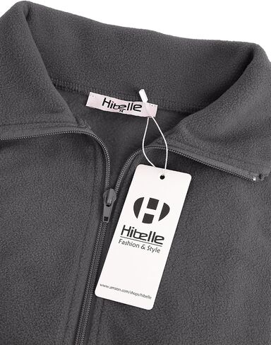 Hibelle Women's Outdoor Full-Zip Thermal Fleece Jacket with Pockets in Saudi Arabia
