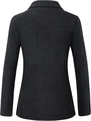 Hibelle Women's Outdoor Full-Zip Thermal Fleece Jacket with Pockets in Saudi Arabia