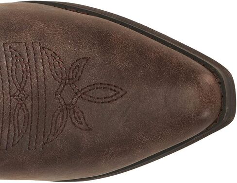 Womens Western Cowgirl Cowboy Boots Mid Calf Snip Toe Fashion Shoes in Kuwait