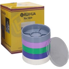 صندوق تخزين اجزاء الساعة من وينتيجدي، 5 طبقات لاصلاح الساعات واجزاء الساعات الملونة صندوق تخزين ادوات الساعات لاجزاء الساعة والمكونات اللولبية (دائري) in Kuwait