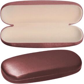 Eye Glasses Case Hard Clam Shell Eyeglass Case With Soft Inner Lining Great Eye Glass Carry Case 52052