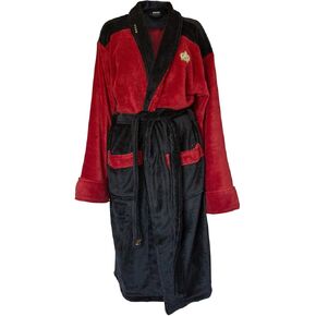 Star Trek: The Next Generation Command Bathrobe for Men And Women | Soft Plush Spa Robe for Adults | Lightweight Fleece Shower Robe With Belted Tie | One Size Fits Most Adults in Saudi Arabia
